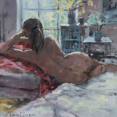 TINA MORGAN - stephanie looking out of the window